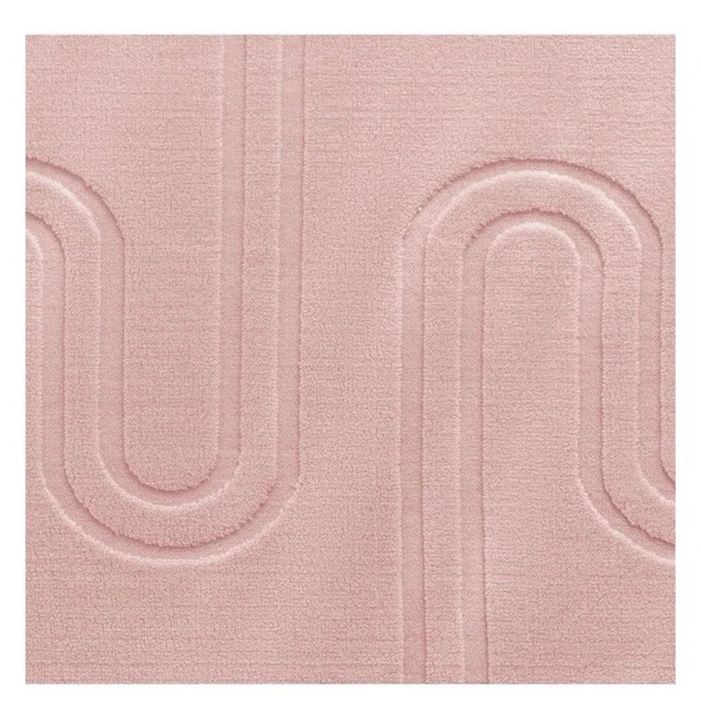 (23)Area Rugs, Soft-Touch Washable Home Decor Carpet Pink 7x5